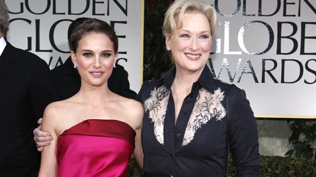 Zlaté glóby 2012: Natalie Portmanová a Meryl Streepová