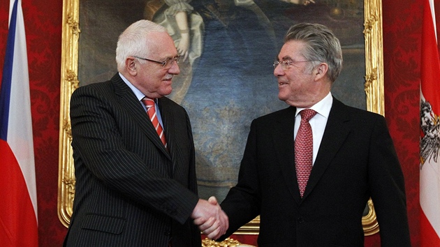 Prezident Václav Klaus se setkal se svým rakouským protějškem Heinzem Fischerem Prezident Václav Klaus se setkal se svým rakouským protějškem Heinzem Fischerem