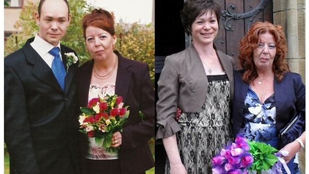 Barry a Anne Watsonovi v roce 2002 a za devět let coby Janye a Anne Watsonovy Barry a Anne Watsonovi v roce 2002 a za devět let coby Janye a Anne Watsonovy