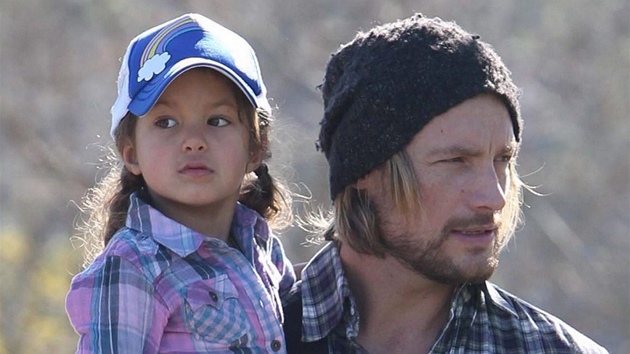 Gabriel Aubry a jeho dcera Nahla