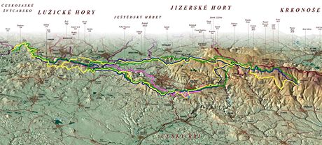 Mapa Nov hebenovky