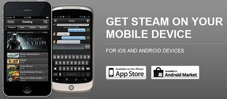 Steam na mobilech