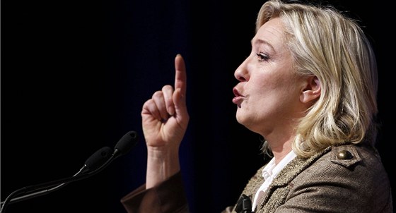 Prezidentská kandidátka francouzských nacionalist Marine Le Penová (22. ledna