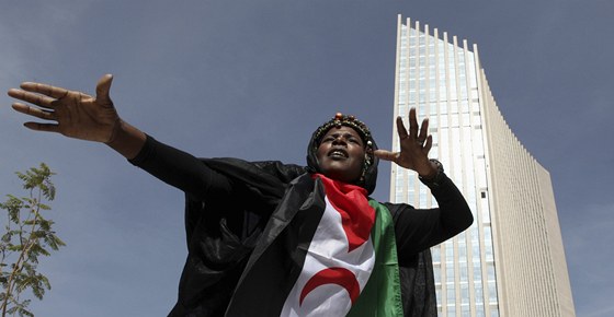Sídlo Africké unie je nejvyí budovou etiopské metropole (28. ledna 2012)