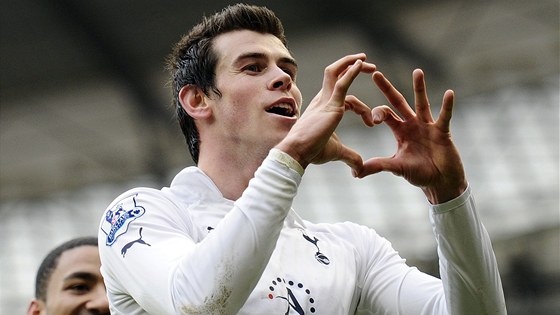 Gareth Bale, klenot londýnského Tottenhamu.