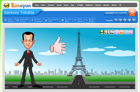 Zábr z turecké hry "Uho Sarkozyho"