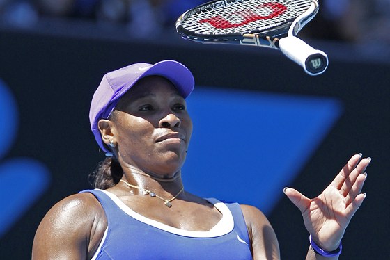 ZKUSÍM TO LEVOU? Serena Williamsová vypadla ve tvrtém kole Australian Open v