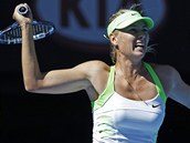 PO DERU. Maria arapovov v semifinlovm utkn Australian Open v Melbourne