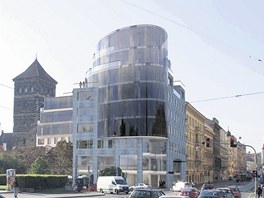 "Sklenný" návrh architekta Martina Kotíka 