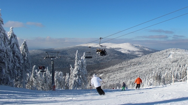 Lyování na Hochfichtu.