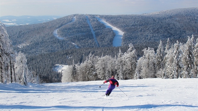 Lyování na Hochfichtu.