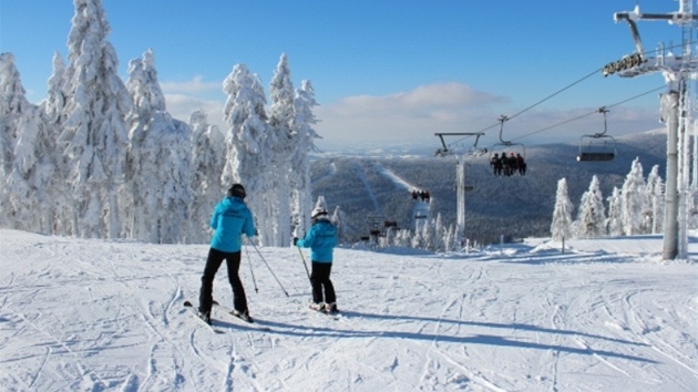 Lyování na Hochfichtu.