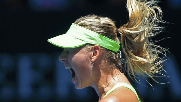ANO! Ruska Maria arapovov slav postup do semifinle tenisovho Australian Open.