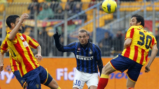 Wesley Snijder, zlonk Interu Miln, se sna zskat m mezi dvma hri Lecce.