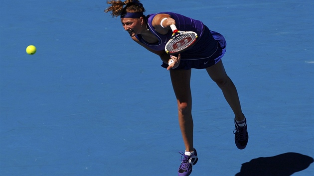 TVRTFINÁLE. Petra Kvitová je v Melbourne mezi osmi nejlepími tenistkami.