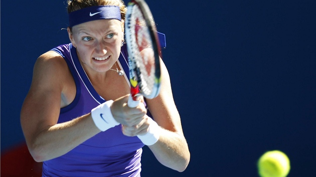 BOJ. Petra Kvitová v semifinále Australian Open proti Marii arapovové.