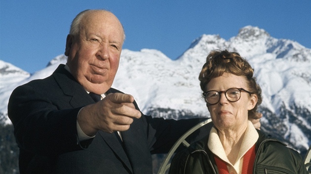 Alfred Hitchcock s manelkou Almou