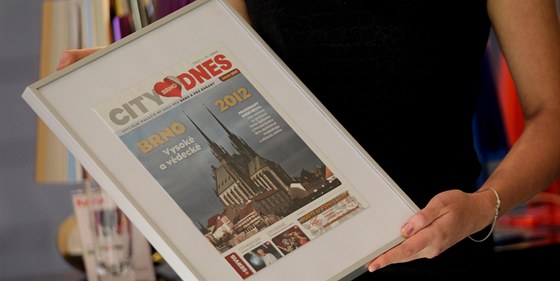 Kest nového magazínu City DNES Brno v brnnské kavárn Design (30. leden 2012).