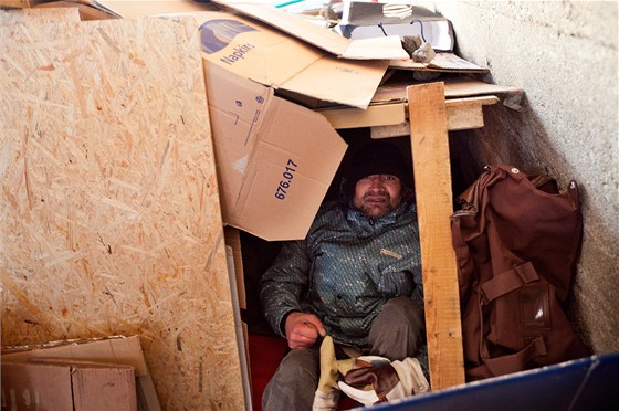 Nejvtím nebezpeím pro bezdomovce jsou mrazy. (Ilustraní snímek.)
