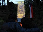 Sochu Masaryka promtli v sobotu v Rudce u Kunttu - Monumentln socha
