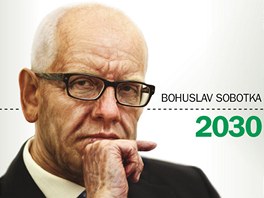 Karikatura Bohuslava Sobotky v kampani Hnut Duha