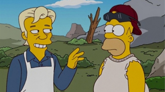 Noví sousedé: Julian Assange s Homerem Simpsonem Noví sousedé: Julian Assange s Homerem Simpsonem