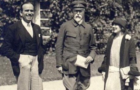 Prezident Masaryk pijal v roce 1926 v Lánech americké filmové hvzdy Mary