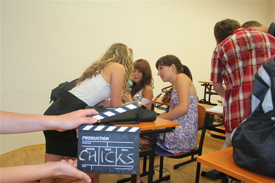 Studenti novojiínského gymnázia natoili úspný film.