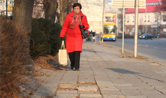 Msto Jihlava vylenilo desítky milion na opravu chodník i na stavbu tch nových. Ilustraní snímek