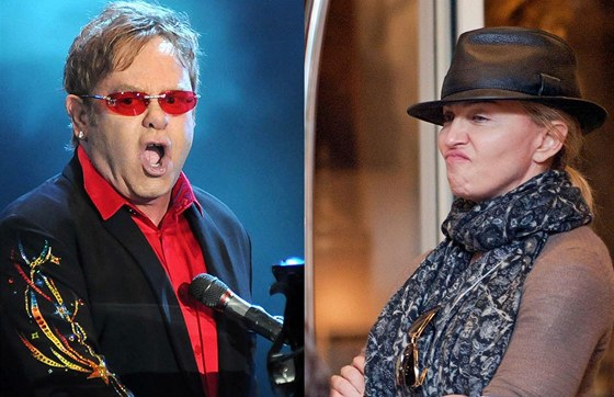 Elton John vede proti Madonn slovní válku