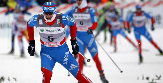 Maxim Lyleganin ovládl skiatlon v Rybinsku.