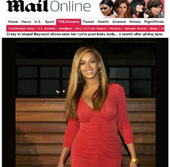Beyoncé msíc po porodu (únor 2012)