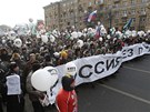 Na protest proti politickým pikám Ruska se scházejí demonstrace ve vtích