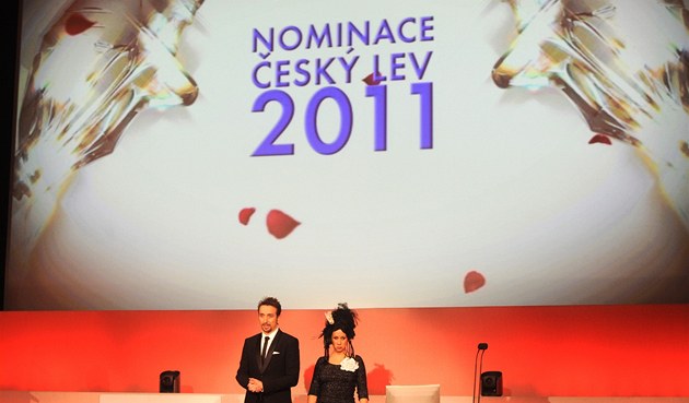 Nominační večer Českých lvů 2011 moderovali Jakub Žáček a Ester Kočičková Nominační večer Českých lvů 2011 moderovali Jakub Žáček a Ester Kočičková