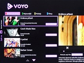 Voyo ve VieraConnect TV Panasonic - vodn obrazovka