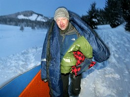 Teplotní ok piel a ráno po oputní záhrabu. Tam bylo teplo. Horí byl...