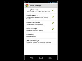 Prohle Chrome pro Android ICS Beta