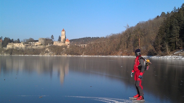 V pátek ráno bylo na vtin míst -13 a -16 °C.