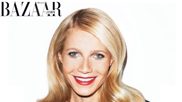 Gwyneth Paltrowov na oblce magaznu Harpers Bazaar