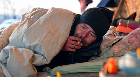 Stan pro bezdomovce Liberec zatím nechystá, mrzne prý málo a krátce (ilustraní snímek).