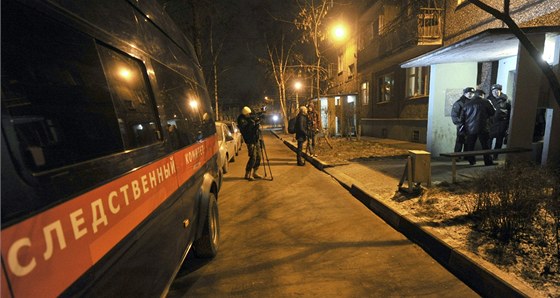 Policisté v ruském mst Balaicha 