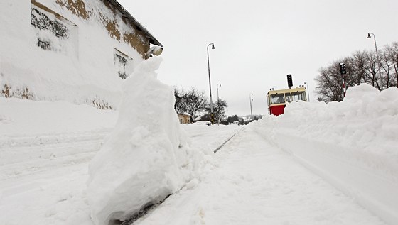 Na trati Bystice nad Perntejnem - Nové Msto na Morav na ársku s