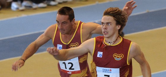 UITEL PEDIL ÁKA. Roman ebrle (vlevo) zvítzil na mistrovství republiky ve