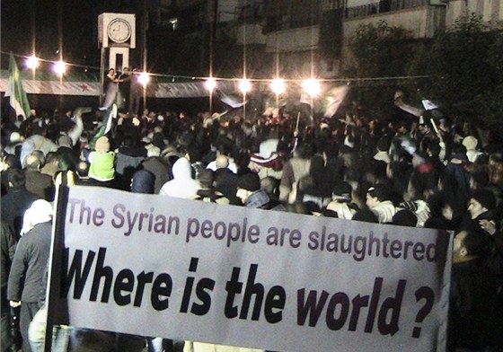 Syrské protesty dostávají dalí ránu v podob omezení svobody slova pes SMS. Ilustraní foto