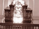 Interir kostela sv. Florina ve Svitavch v roce 1960
