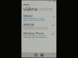 Nokia Lumia 800 uivatelsk prosted