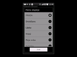 Displej smartphonu Prada phone by LG 3.0