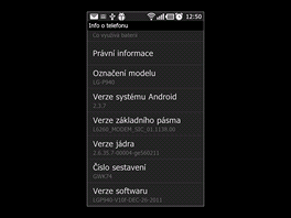 Displej smartphonu Prada phone by LG 3.0