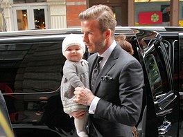 David Beckham a jeho dcera Harper Seven