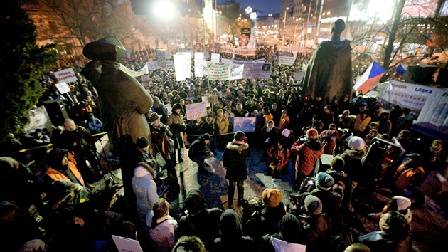 Slovenské protesty proti zkorumpovaným politikm